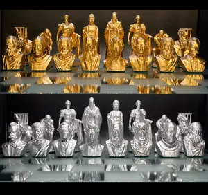 3D Resin Philosophy Theme Chess pieces