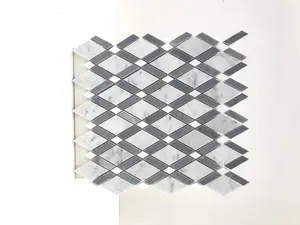 Bianco Carrara and Bardiglio Lattice