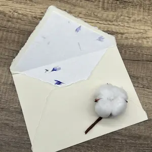 Cornflower Petal Cotton Paper Envelope Liners – Set of 10
