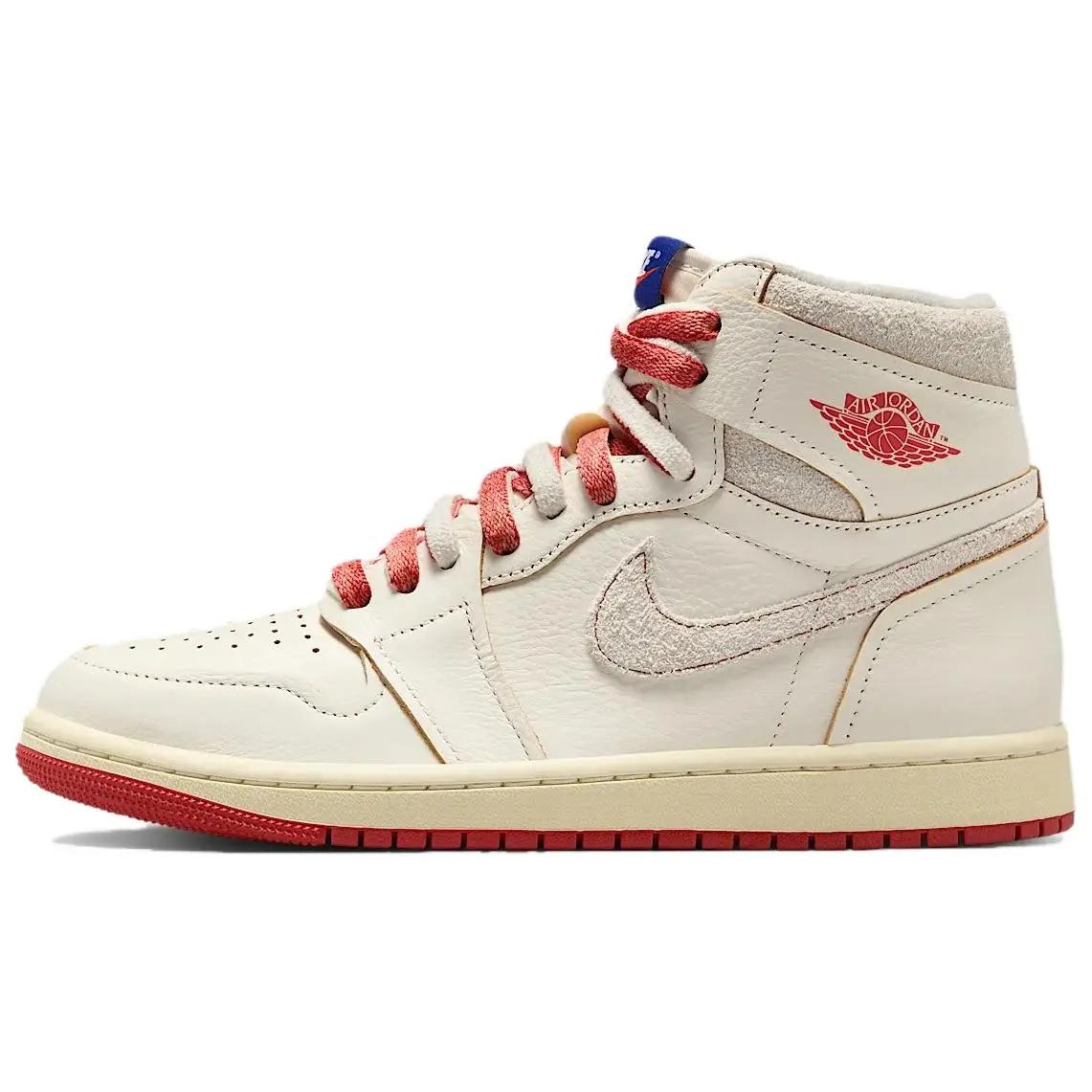 Women's Leather Air Jordan 1 Retro High OG 'Rare Air - Sail Cinnabar' Sneaker, Performance Sports Shoe