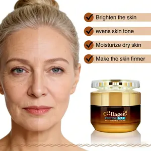 Collagen Peptide Anti-Wrinkle Cream, Niacinamide & Hyaluronic Acid, Firming & Brightening, Long-Lasting Moisture, Unisex Daily Skincare