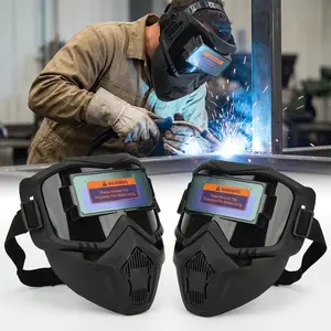 Auto-Darkening Welding Helmet, Adjustable Shade Anti Fog Lightweight Headgear Face Shield for TIG MIG ARC Welding & Plasma Cutting, Eye Protection Welding Helmet for Professionals & Beginners summerwins