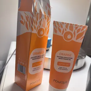 Orange Exfoliating Gel Vitamin C Glow Scrub for Face & Body 100g Deep Cleansing