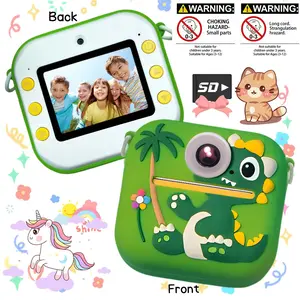 Kids Digital Camera for Children, HD Instant Print Camera with Print Paper, Memory Card and Color Pens, Fun Photography Toy for Boys and Girls, Ideal Christmas Birthday Gifts for Kids Age 3-12 Years Old