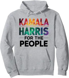 Kamala Harris President LGBT Gay Pride Rainbow Pullover Hoodie - Stephengriff Shop 86B0DB5Y6TDD