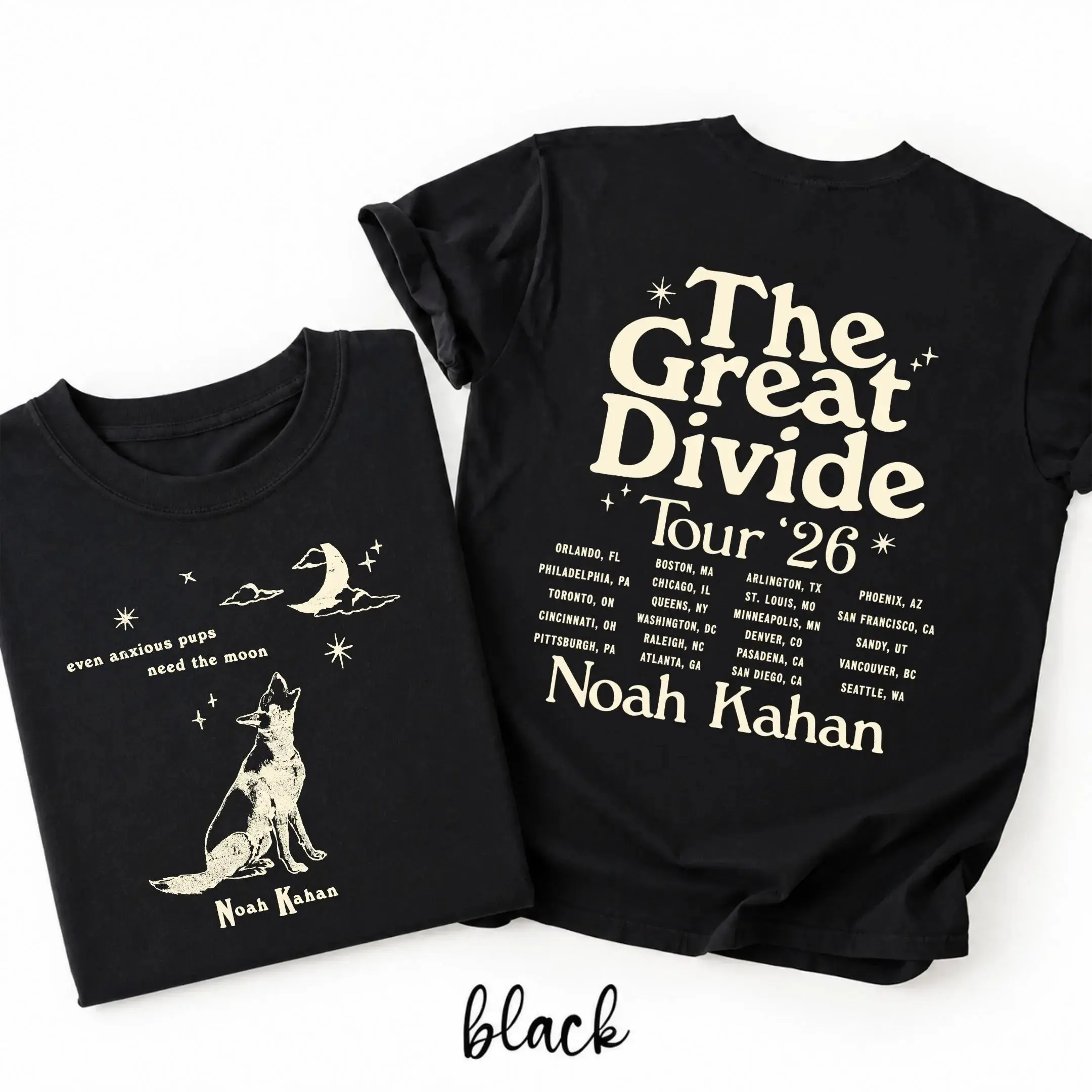 Orbiter Lyric Colors Shirt, Even Anzious Pups Need The Moon , NK Shirt, The Great Divide Tour shirt,Casual,shirts