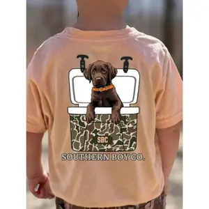 Youth Lab in Camo Cooler Boy's Short Sleeve T-Shirt, Vintage Southern boy, Personalized Infant Toddler Youth, Natural Country Boy T-shirt Southern Graphic Tee, toddler youth shirt, kids clothing, Family shirt, birthday gift, summer outfit