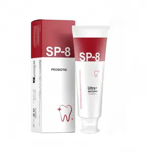 【SP-8 Probiotic Toothpaste]】Used for enamel repair, long-lasting fresh breath, 4.59 oz, extra whitening dental care, fluoride-free enamel repair toothpaste, contains hydroxyapatite and niacinamide, Christmas and New Year gift orange