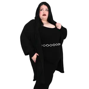 Oversized Fuzzy Teddy Hooded Cardigan