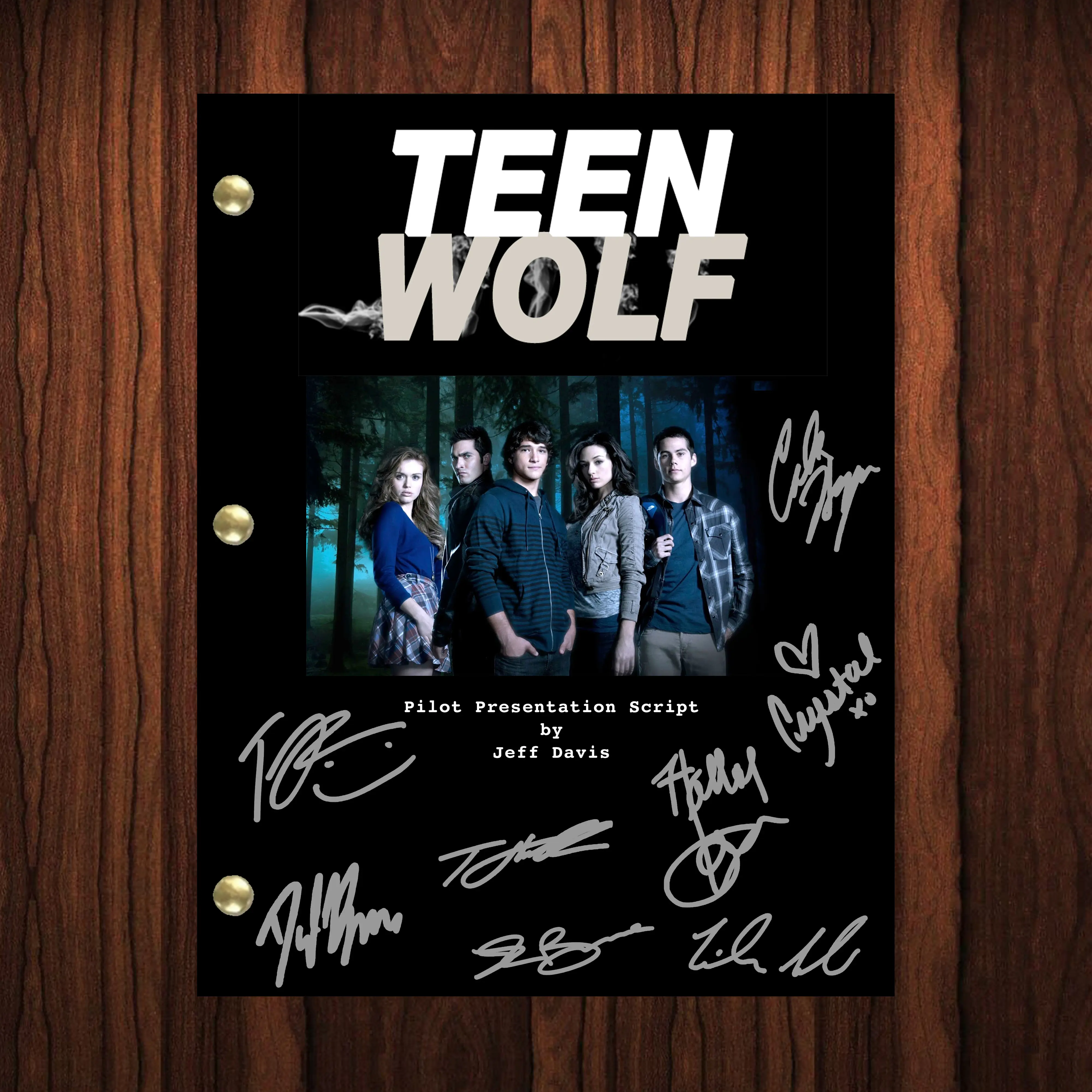 Teen Wolf Autographed Signed Script Reprint Teen Wolf Show Script Autograph Reprint Full Screenplay Full Script Tyler Posey