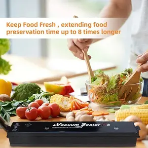 Household Kitchen Smart Vacuum Sealer – Bagged Vacuum Sealers, Efficient Food Sealing Appliance for Tight-Seal Freshness Preservation
