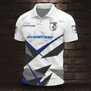 LIGA MX Queretaro F.C Personalized Name Multi Color Polo ST2605