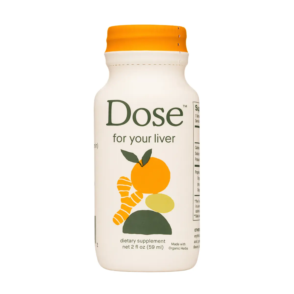 Liver Detox Wellness Shot 2 oz Liquid Herbal Supplement for Liver Health and Daily Cleanse, Made with Milk Thistle Turmeric Ginger and Dandelion, Supports Digestion Gut Health and Natural Detoxification, Vegan Gluten Free Sugar Free Formula