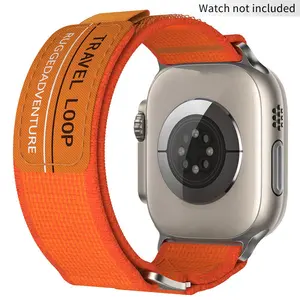 Nylon Watch Band, Sports Band, Smartwatch Strap for Apple Watch Band Ultra 2, Watch Band Suitable for Apple Watch Series 9 8 7 6 5 4 3, Smart Watch Accessories(Only Band)