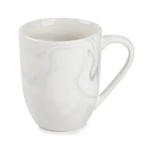 Thyme & Table Stoneware Mug, Grey Marble Collection