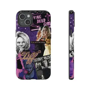 Chucky Tiffany Phone Case Horror Movie Two-In-One Drop-Resistant Mobile Phone Case Protection, Shockproof For IPhone 17-12, Pro Max, Pro Plus, and Samsung S25 24 23 Safety Case