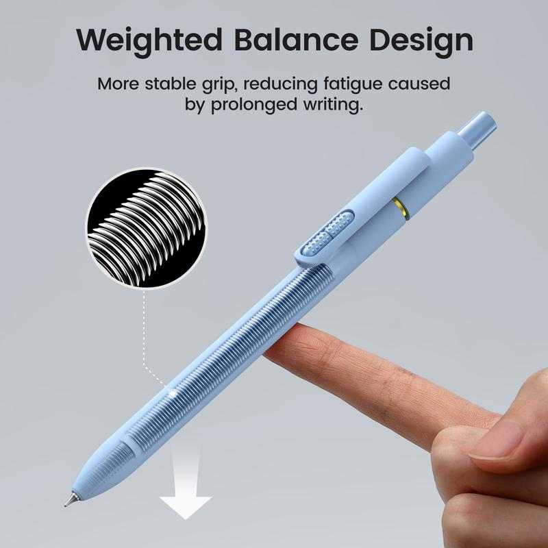 8 Pack Colorful Gel Pens, Retractable Fine Point Clicker Pens in Vintage/Morandi Styles, Smooth Writing and Easy to Use for Students, Teachers and Artists, Drawing Writing Planner and Crossword Puzzles,magical pen,gift,Colorful Crafts