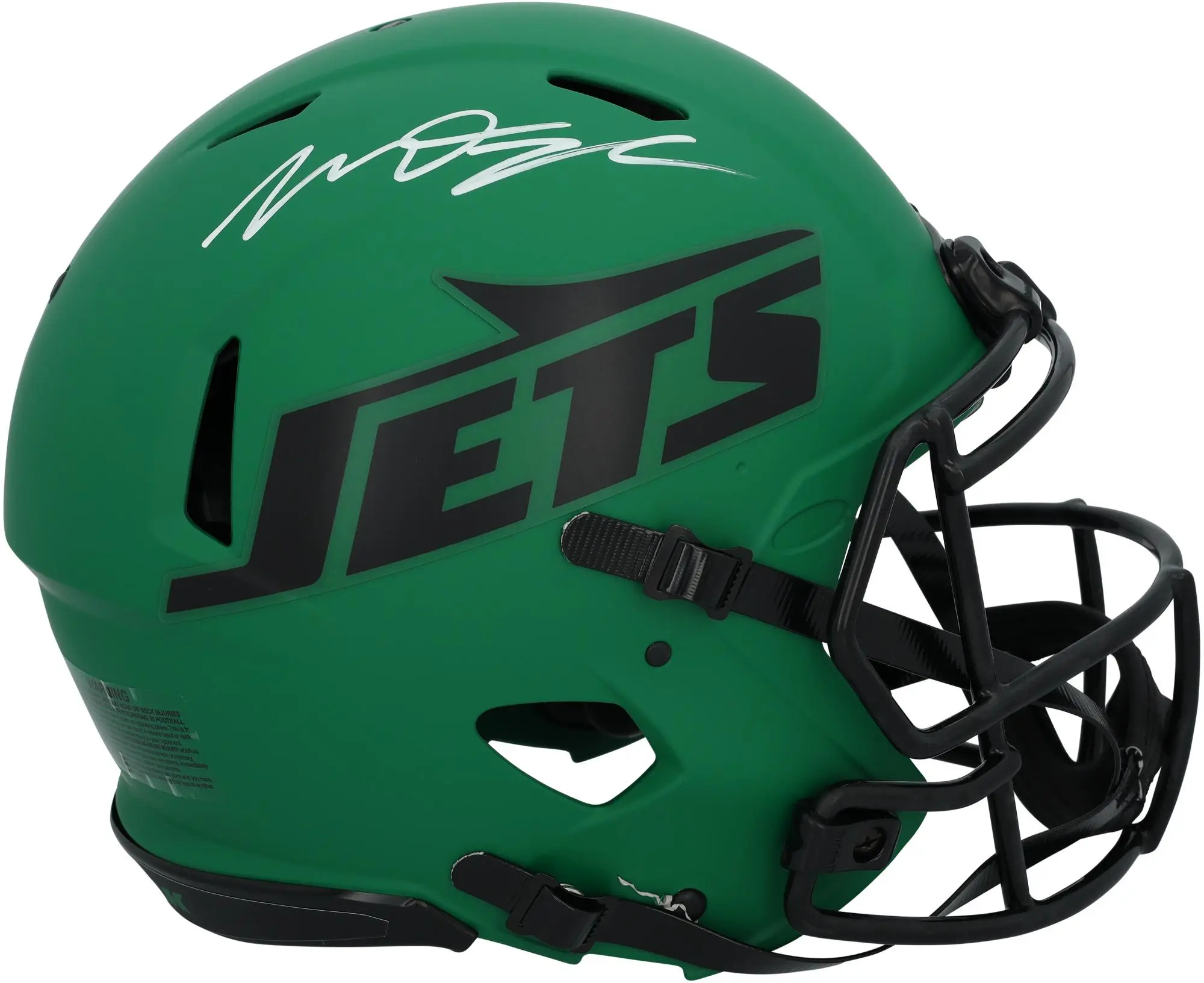 Mason Taylor New York Jets Autographed Riddell Rave Speed Authentic Helmet - Fanatics Authentic Certified