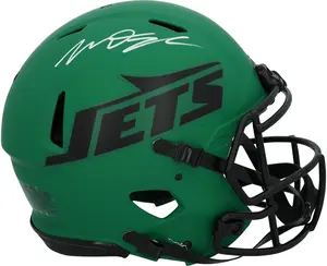 Mason Taylor New York Jets Autographed Riddell Rave Speed Authentic Helmet - Fanatics Authentic Certified
