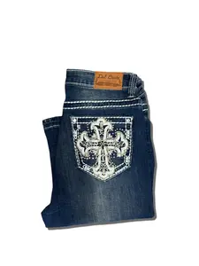 Womens Del Oeste Jeans- Cross design
