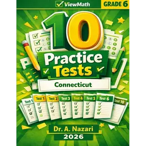 10 Connecticut SBAC Grade 6 Math Practice Tests: The Ultimate Test Prep Collection with Answer Explanations - Paperback