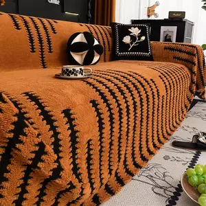 Final Sale！ Non Slip Plush Sofa Cover for Couch, Soft Stretch Slipcover Protector for 1 2 3 Seater Sofa, Warm Durable Furniture Cover, Easy Fit Elastic Couch Cover for Living Room Home Decor Pet Friendly