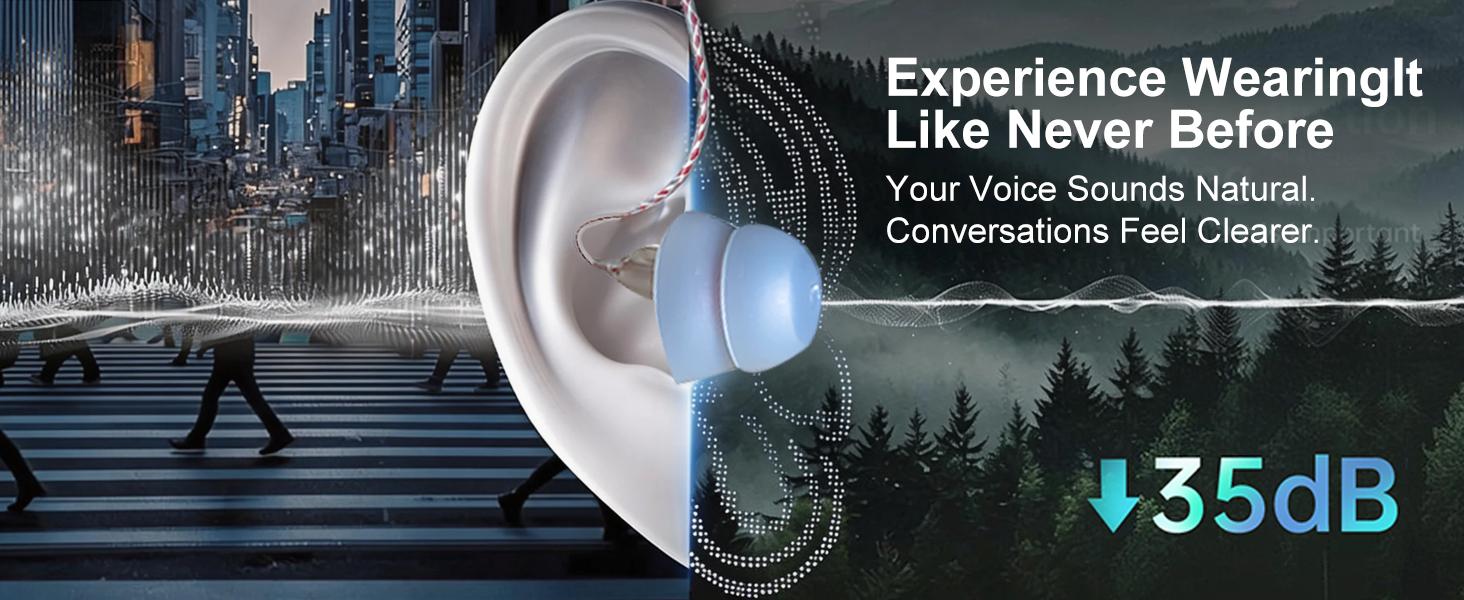 FDA OTC Rechargeable Bluetooth Behind-the-Ear Hearing Aids - Digital Noise-Canceling Hearing Amplifier, Wireless Device with Fast Charging Case for Hard-of-Hearing Elders, Behind Ear Aid