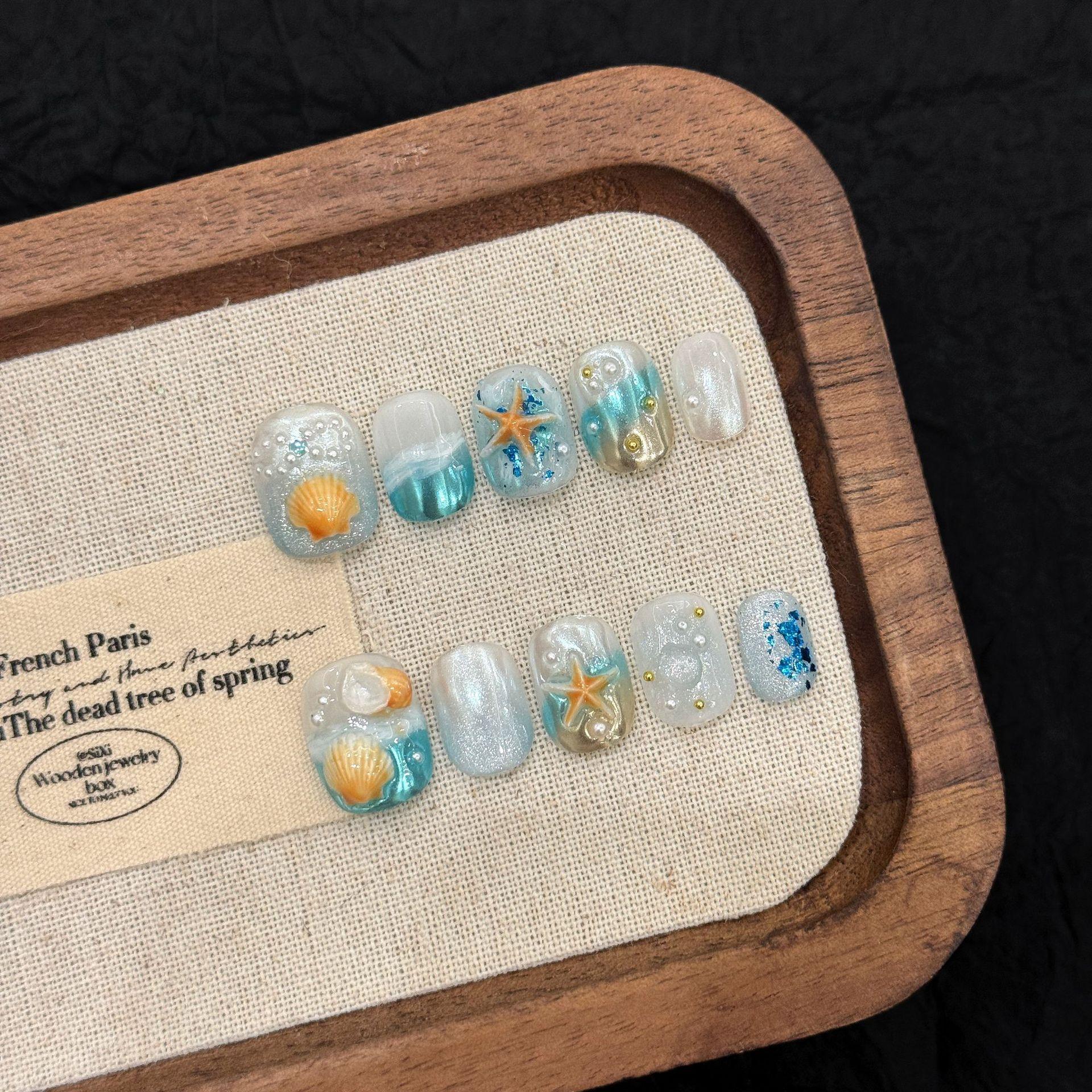 BEAUTIFUL NAILS HAVEN.Short Almond Shape Collection -10 Pcs Handmade Press-On Nails, CuteAcrylic Nails, High Quality, Reusable, Nail Art& Nail Charms BEAUTIFUL NAILS HAVEN.Short Almond Shape Collection -10 Pcs Handmade Press-On Nails, CuteAcrylic Nails, High Quality, Reusable, Nail Art& Nail Charms