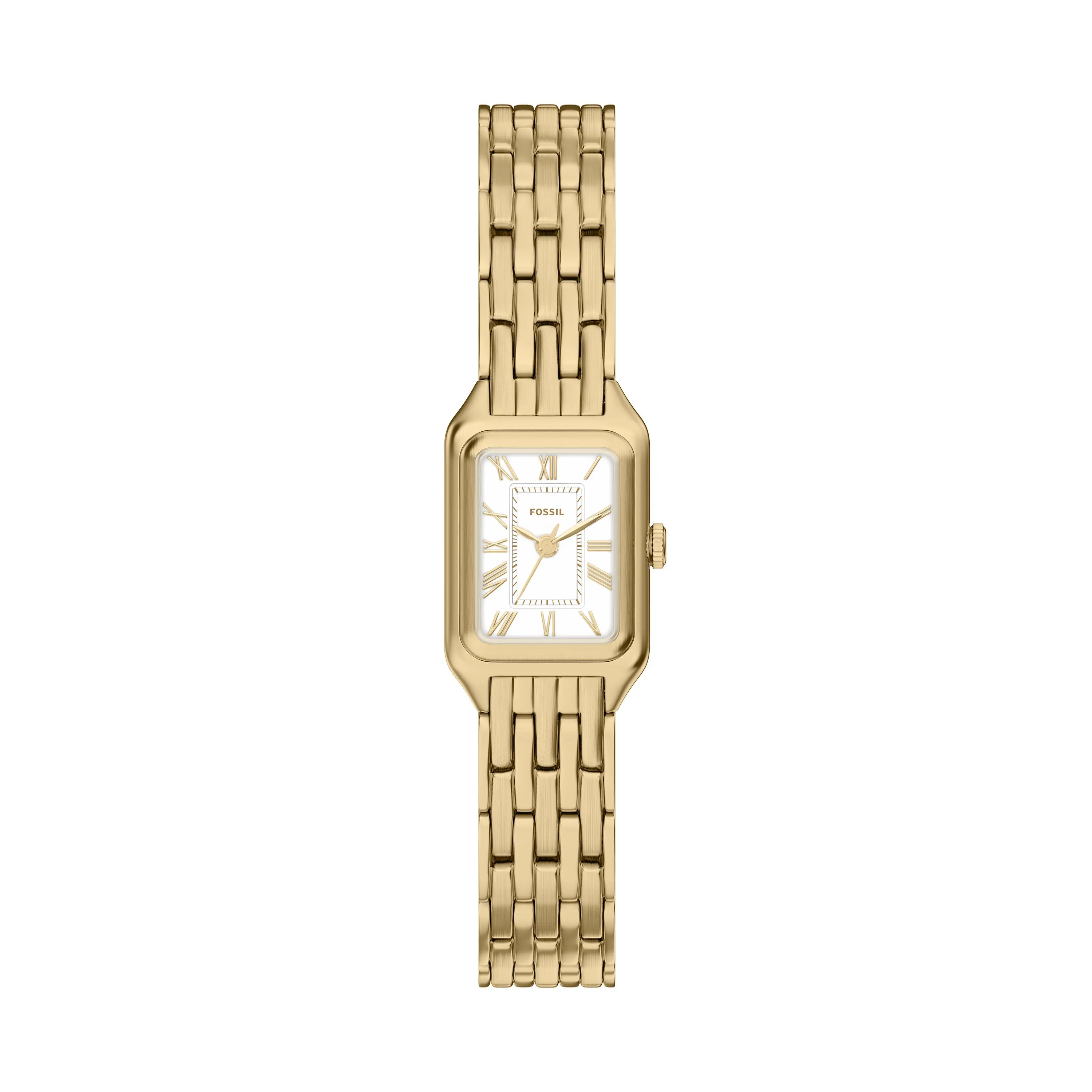 Fossil Women's Raquel Mini 18mm Three-Hand Gold-Tone Stainless Steel Watch