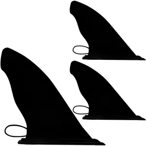 Paddle Board Fin 4"/9"/15" Replacement - Easy Slide-in StabilTrac Fin for Stand-up Paddle Boards, SUP Fin for Inflatable Paddle Boards