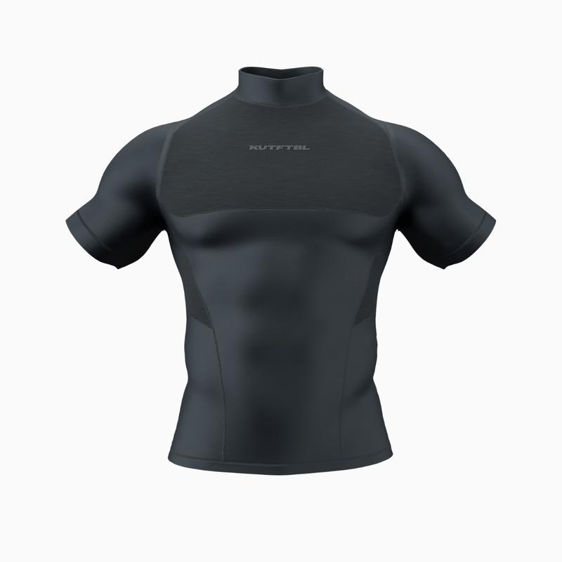 Youth Short Sleeve Turtleneck Compression Shirt