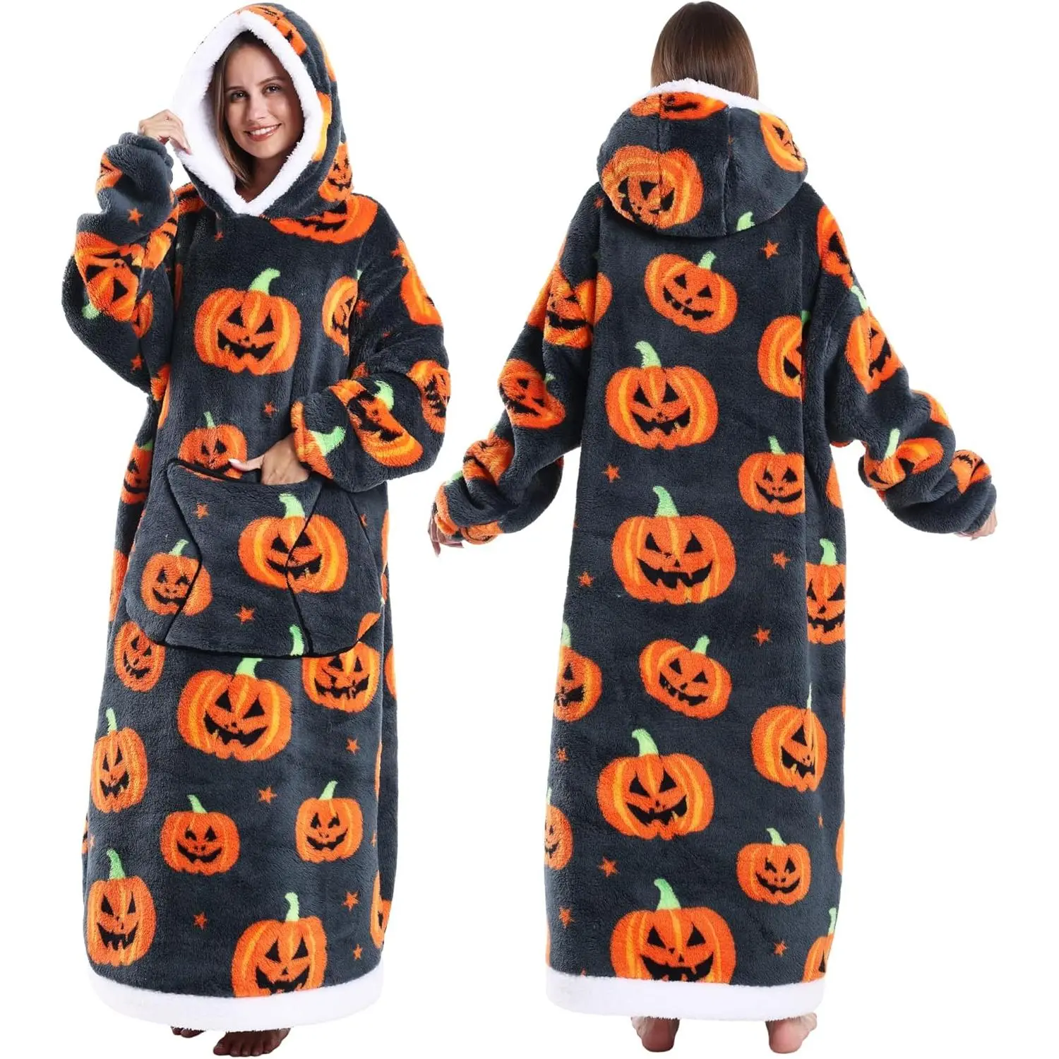 Wearable Blanket Hoodie for, Soft Hooded Blanket for Robe for Home, Cozy Blanket Gifts for