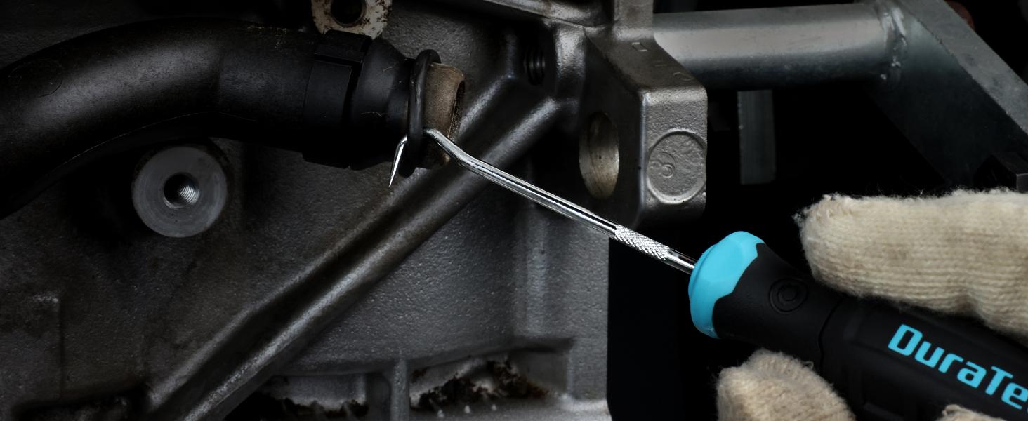 DURATECH Hook and Pick Set, Offset, Straight, 90°Pick and Hook, Used for Auto and Electronics Maintenance Tools, with Storage Tray DURATECH Hook and Pick Set, Offset, Straight, 90°Pick and Hook, Used for Auto and Electronics Maintenance Tools, with Storage Tray