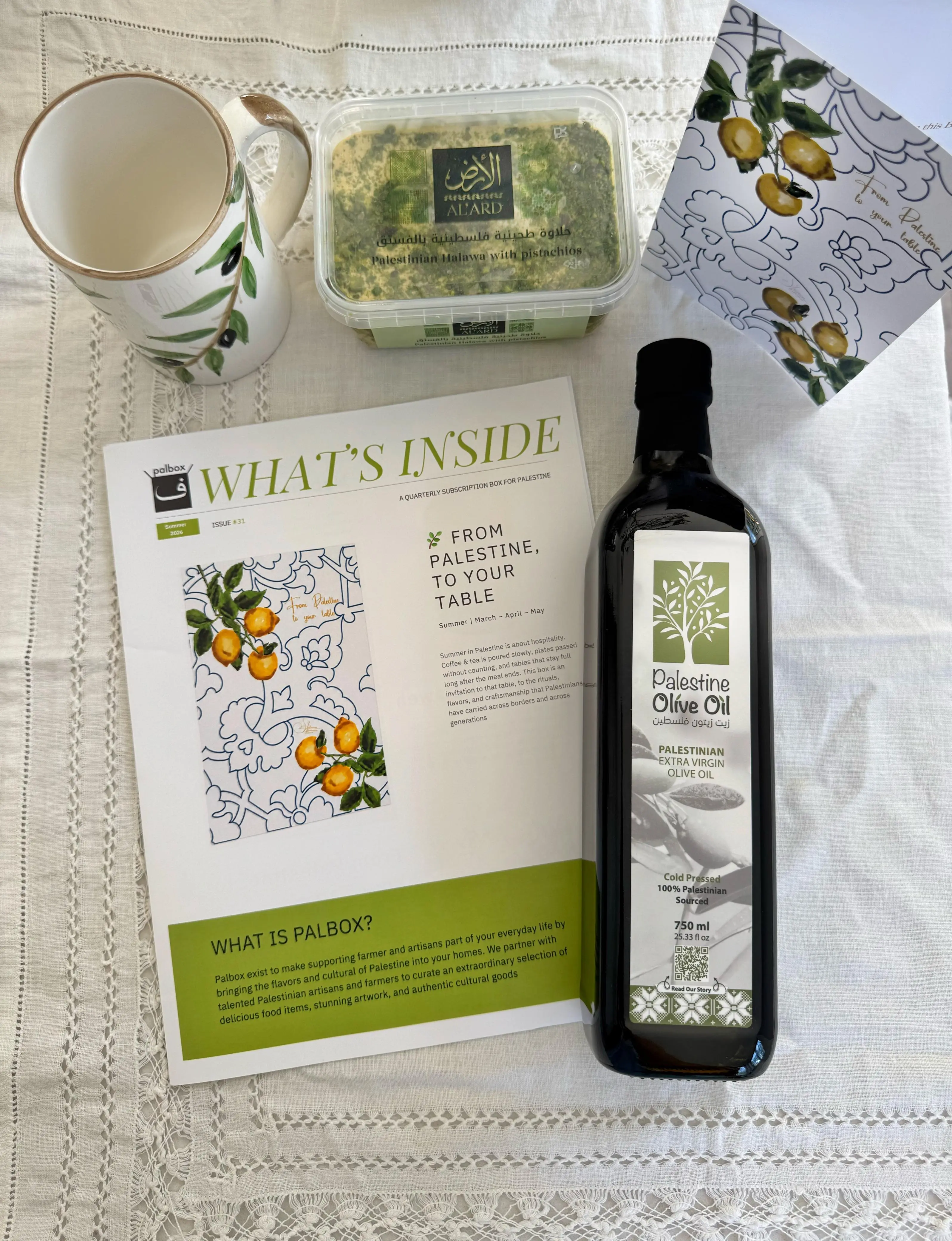 Palbox | Palestinian Artisans & Farmers Products Subscription Box