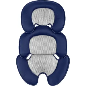 Newborn Baby Support Cushion Infant Insert 3D Mesh Breathable Liner Compatible with Stroller, Car seat, High Chair Etc (Blue)