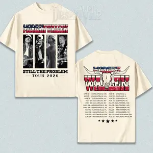 MW Still The Problem Tour 2026 Shirt – Country Music Western Graphic T Shirt, Classic Cotton Unisex Tee, Nashville Cowboy Aesthetic, Concert Tour Dates Back Print, Southern Country Style, Gift for Fans