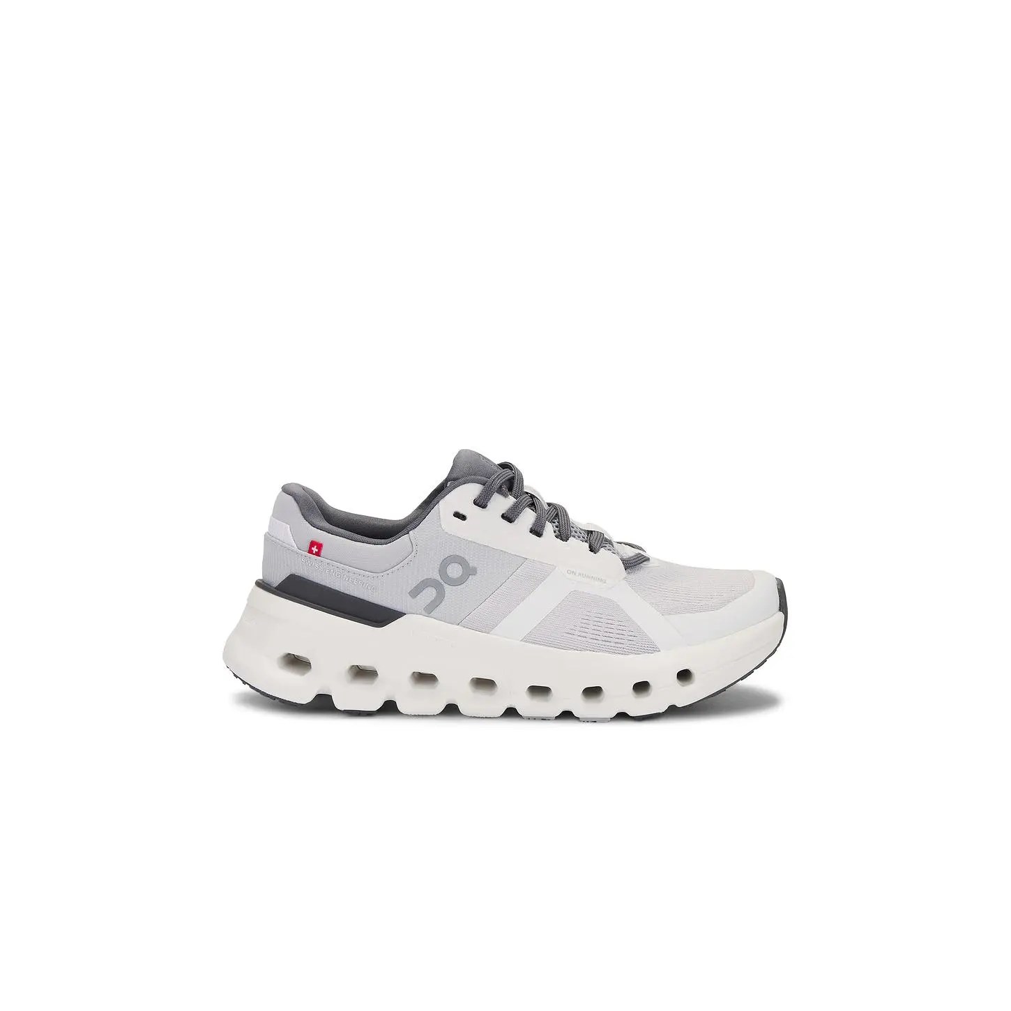 On Cloudrunner 2 Sneaker in Frost & White