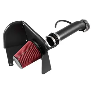 fathersdaygift VEVOR Cold Air Intake, 3.5 Inch Cold Air Intake System+ Heat Shield Compatible with 2007-2008 Cadillac Escalade, Chevy Silverado/Suburban, GMC Sierra/Yukon, High Flow Filter Kit Improve Horsepower