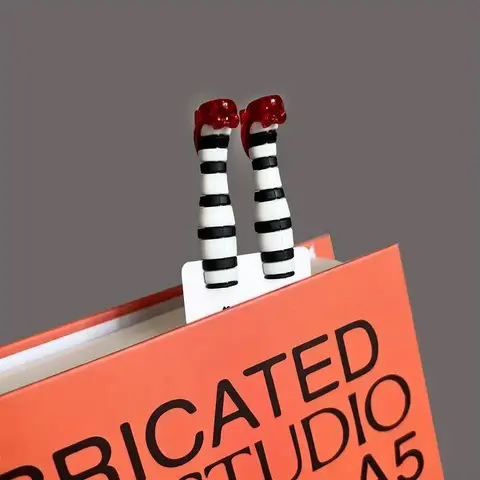 3D High Heel Design Bookmark, 1 Count Creative Lovely Cat Letter Pattern Bookmark, Perfect Gift for Book Lovers, Students, Book Accessories