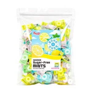 Whistle Sugar-Free Mints 10.58oz Bag Freshens Breath Cool Mint Flavor Individually Wrapped Kid-Friendly Party Favors Travel Snacks