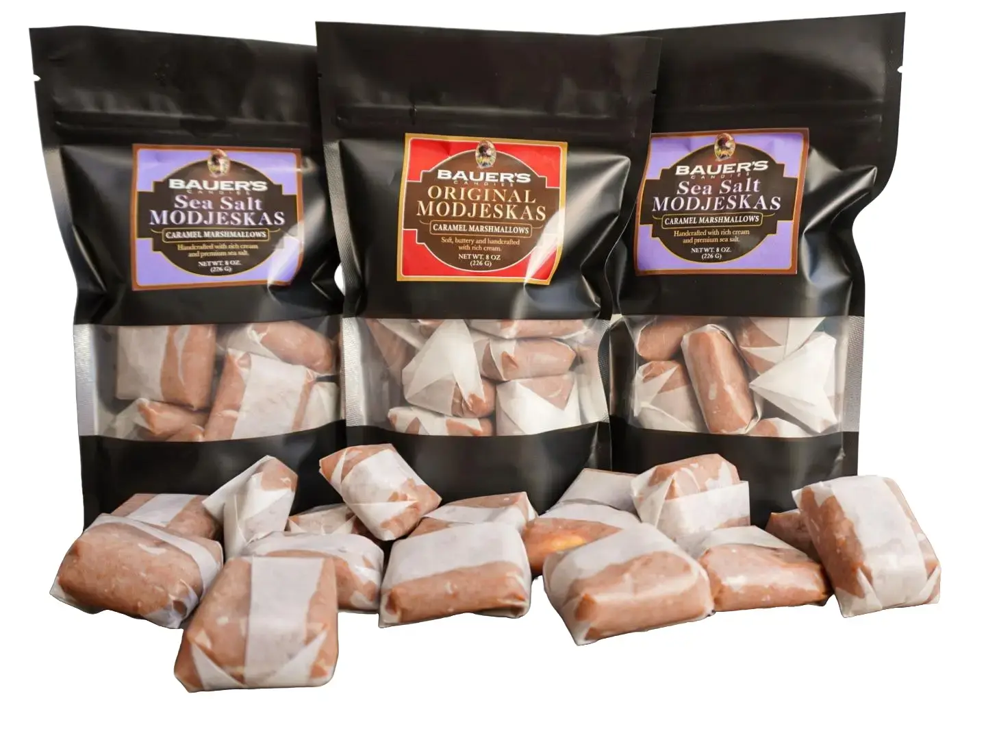 Bauer's Candies Modjeskas-Homemade Caramel Marshmallows Bauer's Candies Modjeskas-Homemade Caramel Marshmallows
