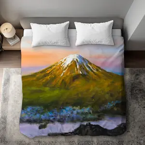 360 Stand Decorative Duvet Cover Set - Green Landscape Trees King Size Bedding Linen Set for Home Decor (C1DCKSW0FZYKGK), Tree-Based Duvet Covers
