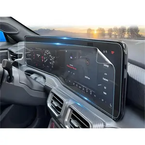 (2PCS) 2024 2025 Mustang Screen Protectors, 12.4"Digital Instrument Cluster+13.2" Touchscreen All-in-One Screen Cover, for Ford Mustang Accessories 2024, 2PCS, EcoBoost, Premium, GT, Dark Horse Models