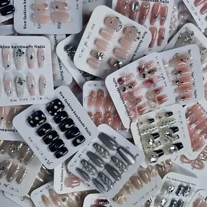 5 pairs of handmade nail tools, fashionable designs, perfect gifts for friends, and the best choice for daily wear