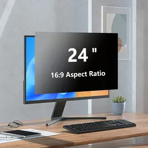 Aston Digital 24-Inch Privacy Screen Protector for 16:9 Widescreen Monitors Anti-Glare Blue Light Block 30° View Shield Removable Anti-Spy Filter Ergonomic Design for Modern Workspaces Monitor Privacy Filter Professional Setup Antiglare Coating Max Mobile