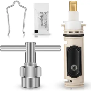 1 Pack 1222 Replacement  Compatible with Moen with Puller, Tub Shower  Replacement Kit Compatible with Posi temp Faucet, Shower Repair Tool