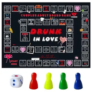 HMdreart Adult Board Game Couple - Fun Date Night Card Game and props, Adult party game for 2+ players, Perfect couple Game night (Modern), Couple Drinking Game