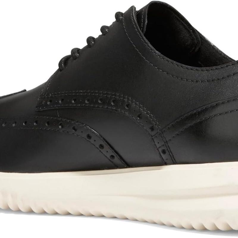 Cole Haan Homme – Original Grand Shortwing Oxfords Cuir & Nubuck, Confort Grand.OS, Style Golf & Urbain
