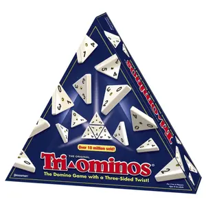 212 MAIN Deluxe Tri-Ominos Triangle Tile Strategy Board Game - Spinners, Brass Parts, Strategy Play, for Ages 7+, Sports & Outdoor Fan Shop Enthusiasts