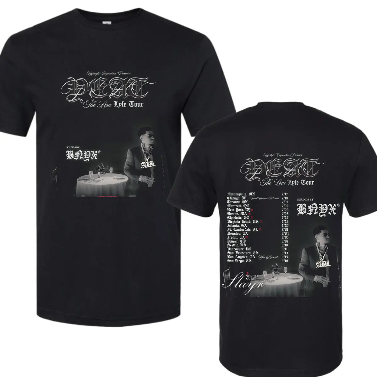 Comfort Colors Yeat The LOVE LYFE Tour 2026 Shirt,Hip Hop Music Tour Shirt, Rapper Fan Unisex Tee
